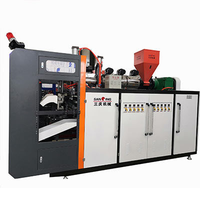 Machine de bâti hydraulique du PE ISO9001 L/D 25/1 soufflement de PE de 2 cavités