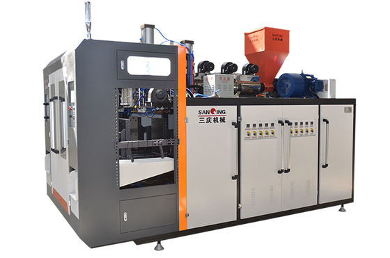 Qualité  CE Jar Blow Molding Machine 2 Die Heads Plastic Water Bottle Blowing Machine 11kw Usine