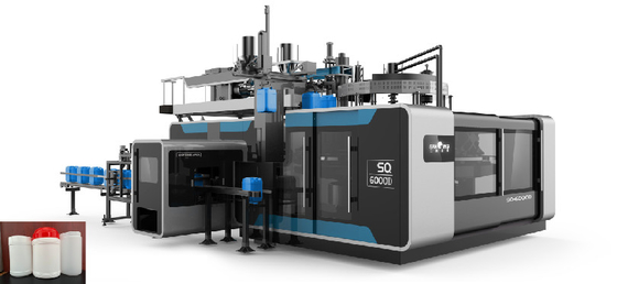 Rendement élevé de moulage de la machine 6 rotatoires de soufflage de corps creux de la CE Sq-Sf-25l